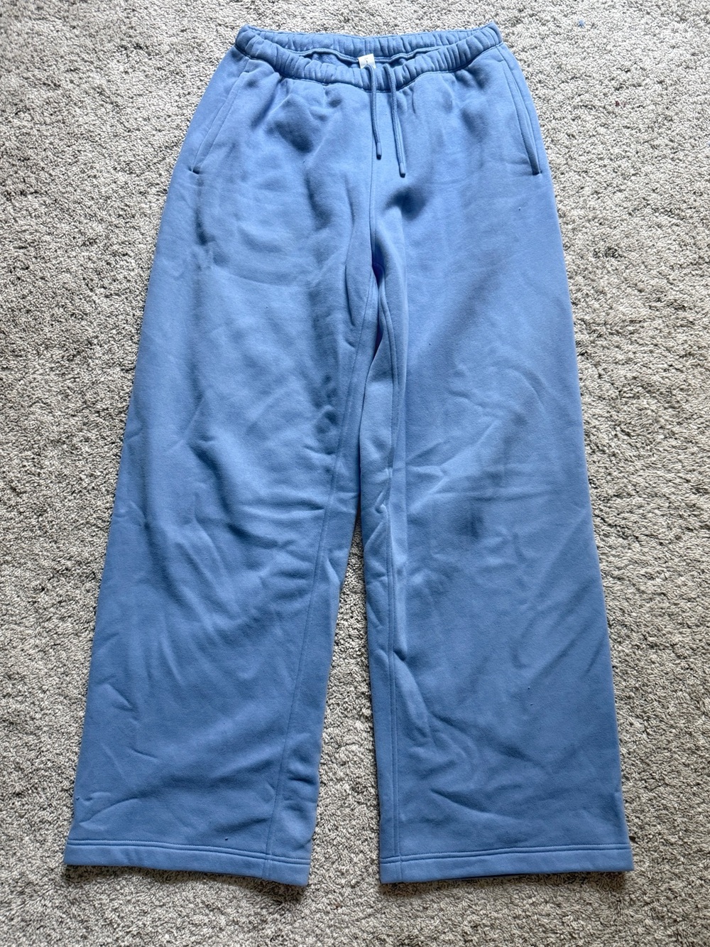 Lululemon Steady State Wide Leg Sweatpants Blue Size Small